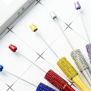 Venta al por mayor 1,0mm tinta negra diamante bolígrafo creativo DIY plástico negocio promoción novedad regalo personalizado - Product Image 2