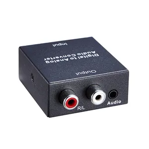 SFX dijital ses 5.1 dönüştürücü Dijital Analog ses tv dönüştürücü kutu spdif girişi R/L ses çıkışı dijital dönüştürücü tv