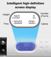 Corde à sauter intelligente de haute qualité avec capteur numérique, affichage LED sans fil, analyse des données, compteur de calories et minuteur