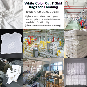 قطع قماش طلاء معاد استخدامها 10 كجم، قطع قماش للمسح، قطع قماش قطنية للتنظيف الصناعي لإزالة الورنيش - Product Image 6