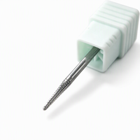 Embouts coniques en carbure pour manucure, outils électriques de coupe croisée pour le retrait du gel