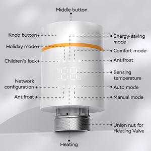 Valvola Termostatica Intelligente WiFi Tuya, Controllo Remoto tramite APP/Voce, Programmazione Oraria, Risparmio Energetico, Facile Installazione - Product Image 2
