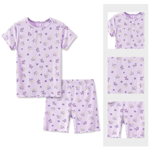 Petit bébé pyjama ensemble personnalisé dessin animé fruits imprimé bébé garçons filles pyjamas mignon doux enfant en bas âge et petites filles pyjamas ensemble - Product Image 2