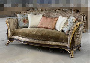 क्लासिक ठोस लकड़ी सोफे लंबे समय तक लक्जरी और आराम - Product Image 5