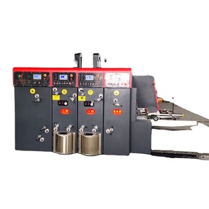Middle Speed Corrugated Carton Box Making Flexographic Pizza Box Printing Die Cutting Machine