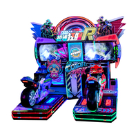 Offre Spéciale moto simulée enfants loterie moto simulée machine de jeu à pièces pour salle de jeux intérieure