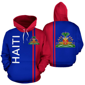 Fitspi Pays Culture Drapeau Caraïbes Mer Haïti Île Pull Hommes Femmes Survêtement Impression 3d Streetwear Harajuku Capuche En Gros - Product Image 2