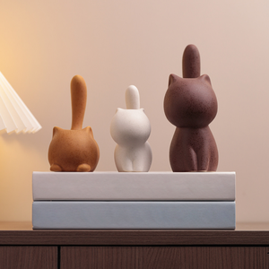 Figura de Tres Gatitos - Decoración de Alta Gama para Sala de Estar, Muebles para TV y Escritorios - Product Image 3