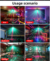 Projecteur laser rouge et vert activé par le son Emslaser Mini pour fêtes, éclairage laser EM-52, service OEM, usine de projecteurs laser