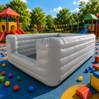 Piscine à air gonflable commerciale durable pour gymnastique, fosse à air en mousse pour enfants, protection pour entraînement sur piste aérienne