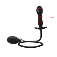 Hochwertiger Weicher Silikon-Analplug Massagegerät Neuer Großer Anal-Silikonplug Aufblasbar für Männer Frauen Stimulation