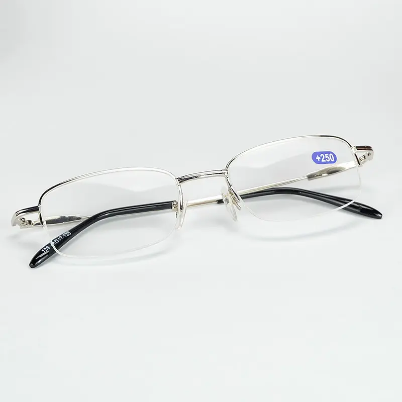 Хорошее качество, очки для дальнозоркости, металлическая полуоправа, очки для чтения, умная оправа для женщин
