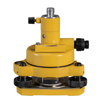 Adaptateur Prisme Jaune et Kit de Traverse Tribrach pour Instruments et Équipements de Topographie - Supports de Prisme et Cibles