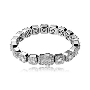 10MM Hip Hop CZ Cubic Circonia <b>Chain</b> AAA Zirconia Tennis <b>Chain</b> Necklace Wholesale <b>Rapper</b> Jewelry - Product Image 6