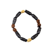 Bracelets de crâne de Dean Winchester, Jensen Ackles, de la série télévisée Supernatural, réplique de bijoux de crâne