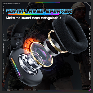 Casques de jeu en gros ONIKUMA X12 Prix d'usine Noir RGB Filaire USB PC Gamer Casques de jeu <span class=keywords><strong>avec</strong></span> microphone - Product Image 5