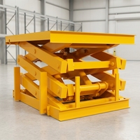 Plateforme élévatrice à ciseaux hydraulique pour la manutention des marchandises en atelier, pour quai de chargement, atelier et transfert sur ligne de production