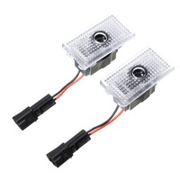 Lumières universelles sans fil pour logo de porte de voiture Lumières de porte de bienvenue Lumières de flaque de porte à LED pour décoration intérieure de voiture Tesla