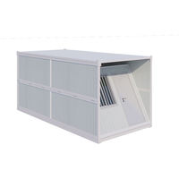 Maison préfabriquée modulaire pliable, conteneur maritime mobile, garage portable pour voiture, maison pliable