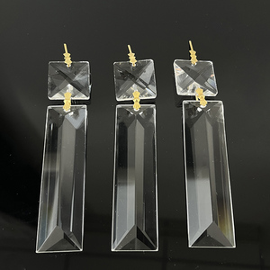 긴 삼각형 모양의 프리즘 드롭 광택 기술과 고급 크리스탈 샹들리에 - Product Image 5
