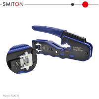 Pince à sertir pour connecteur Cat6 Outils de réseau RJ45 Outil de sertissage lan