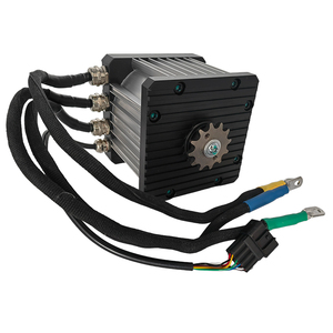 Moteur sans balais <span class=keywords><strong>SOTION</strong></span> FW23 avec arbre cannelé, 72V, installation centrale, puissance de 8KW, puissance nominale de 16KW pour vélo électrique - Product Image 5