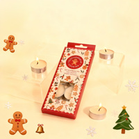 Coffret Cadeau Aromathérapie Noël au Gingembre : Bougie Parfumée Faite Main et Diffuseur à Bâtonnets – Parfum Longue Durée, Décoration Maison, Cadeau de Fêtes