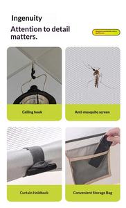 Tente automatique d'extérieur pour 3 à 4 personnes, 2 ou 1 personne, tente de maisonnette intérieure <span class=keywords><strong>anti</strong></span>-<span class=keywords><strong>UV</strong></span> et <span class=keywords><strong>anti</strong></span>-insectes pour adultes et enfants - Product Image 4