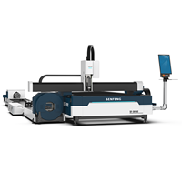 Machine de découpe laser numérique à fibre haute vitesse automatique pour tubes et plaques métalliques, compatible AI/PLT, laiton, refroidissement par eau