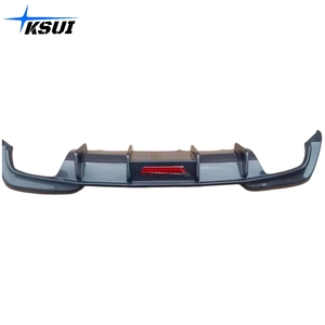 For BMW G20 <strong>3</strong> Series TK Style Rear Bumper <strong>Diffuser</strong> Lip Dry Carbon Fiber Rear <strong>Diffuser</strong> With Led - Product Image 1