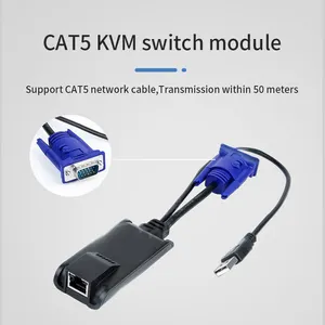 AS-KVM1708HR 8 porte monitor da 17 pollici led kvm console ad alta definizione RJ45 rack mount vga kvm switching lcd kvm switch