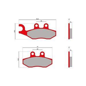 ผ้าเบรค Mhr - Product Image 1