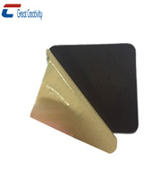 Étiquette NFC adhésive imperméable NTAG215 13,56 MHz programmable, anti-métal, RFID sans contact, autocollant NFC en PET de 25 mm
