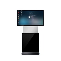 Display LCD LED da 43 e 55 Pollici Autoportante per Interni con Android e WIFI, Funzione di Rotazione Schermo per Pubblicità in Ascensore