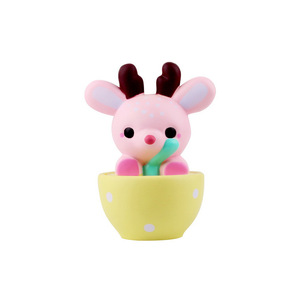 PU Foam Cute Deer Cup Fidget Toy For Kids 2-4 Years Unisex Slow <b>Rebound</b> Plaything - Product Image 5