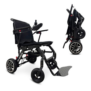 KSM-607 Premium Folding Electric Wheelchair Extended Battery Life Wheelchair with Japanese Carbon Fiber and High Capacity 140KG - Product Image 1