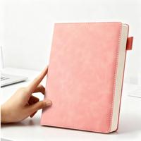 Carnets en cuir PU A5 prêts à l'emploi pour la vente en gros – Cahiers d'exercices professionnels, carnets de réunions concis, carnets épais et simples pour le bureau