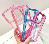 PENBBS 308 360 Cover Luxury 3-en-1 TPU+PC Étui de protection pour 11-15 & 16 Pro Max Design transparent antichoc