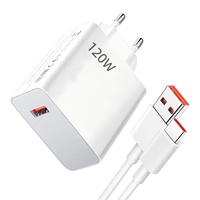 Adaptateur de charge rapide USB 120W Turbo, 67W 33W Super Charge, prise EU US, Hypercharge pour Xiaomi Redmi