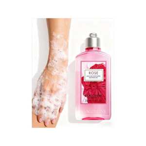Gel douche parfumé à la rose L'Occitane 250 ml pour femmes - Product Image 1
