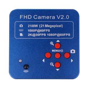 7X-45X <span class=keywords><strong>loupe</strong></span> d'industrie de réparation support en métal télescope stéréo de haute qualité lentille trinoculaire caméra vidéo numérique - Product Image 6