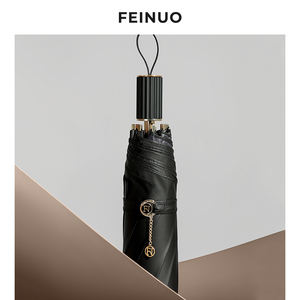 Paraguas inverso automático de 3 pliegues, tira reflectante, a prueba de viento, seguridad invertida, <span class=keywords><strong>buen</strong></span> precio, revestimiento negro, viaje clásico de Europa - Product Image 4