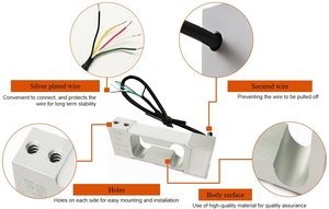 Sup3 nhôm hợp kim micro Tải trọng tế bào cảm biến trọng lượng đầu dò độ chính xác 0.02% ISO9001 chứng nhận cho thực phẩm Giá bán lẻ - Product Image 4