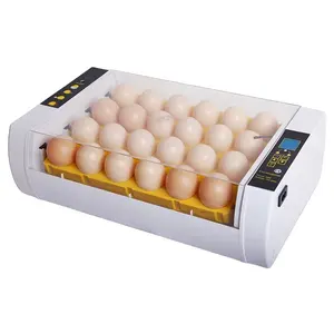 24 adet tornalama yüksek güvenlik seviyesi küçük kuluçka tezgah mikseri elektrikli yumurta kuluçka makinesi tam otomatik