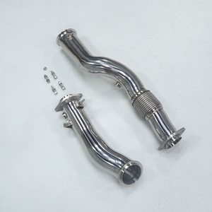 Tubo de Escape Mejorado de 3.5 Pulgadas, de Acero Inoxidable Turbo, Pulido a Espejo de 1.5mm, para M3 M4 G80 G82 S58 3.0T - Product Image 1