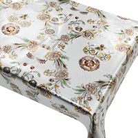 Nappe de Table en plastique, couverture de Table en Pvc, rouleau de vinyle jetable, protecteur Transparent, vente en gros