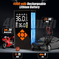 Outils pour véhicules, gonfleur de pneus portable, pompes pour pneus de voiture, 150 PSI, gonfleur de pneus électrique automatique sans fil, compresseur d'air