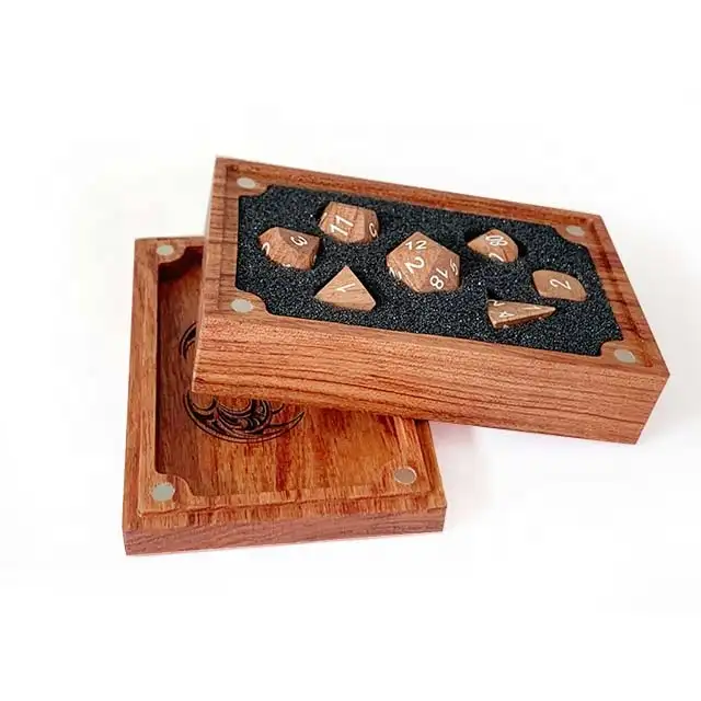 Box Dungeon And Dragon Accessory Wood Dice Box