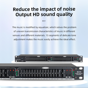 EQ-215 Ecualizador Gráfico Digital de <span class=keywords><strong>Audio</strong></span> de 15 Bandas con Función de Corte de Bajos y Procesador de Sonido Activo Balanceado de Doble Canal - Product Image 4