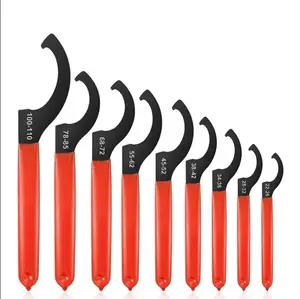 9Pcs Coilover Spanner Wrench Set, Chave De Choque Ajustável Universal Aço Carbono Spanners para Mais Coil Over Ajustes de Choque